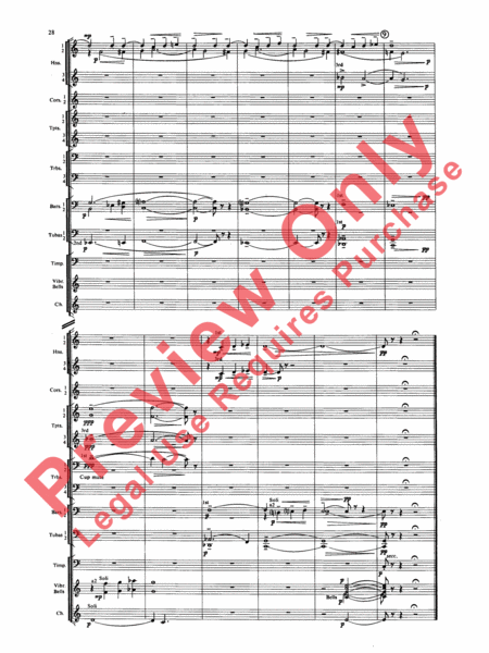 Symphony for Brass and Percussion (score only)