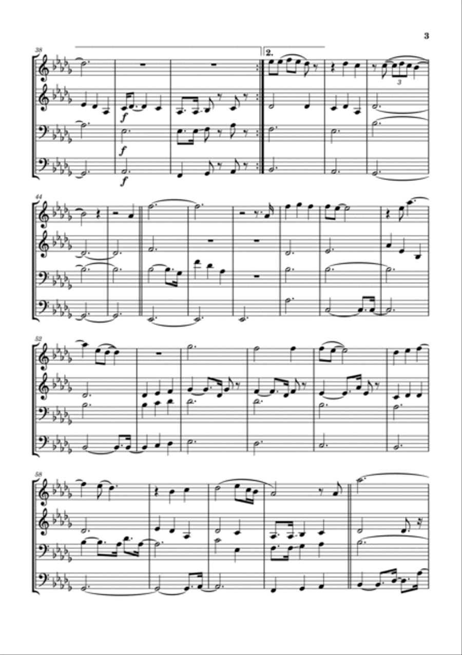 One More Time Brass Ensemble scores gallery preview page 4
