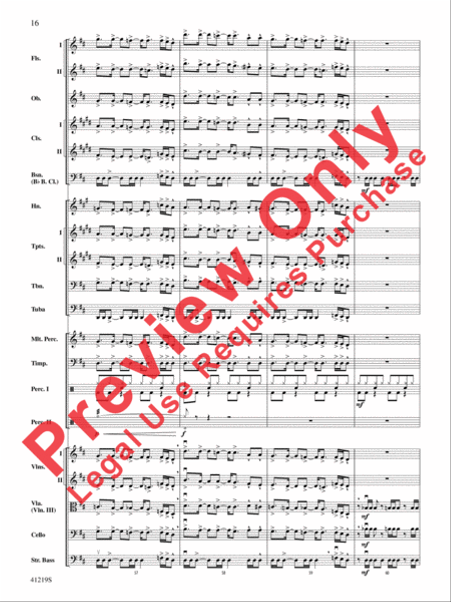 Led Zeppelin Reunion Full Orchestra scores gallery preview page 17