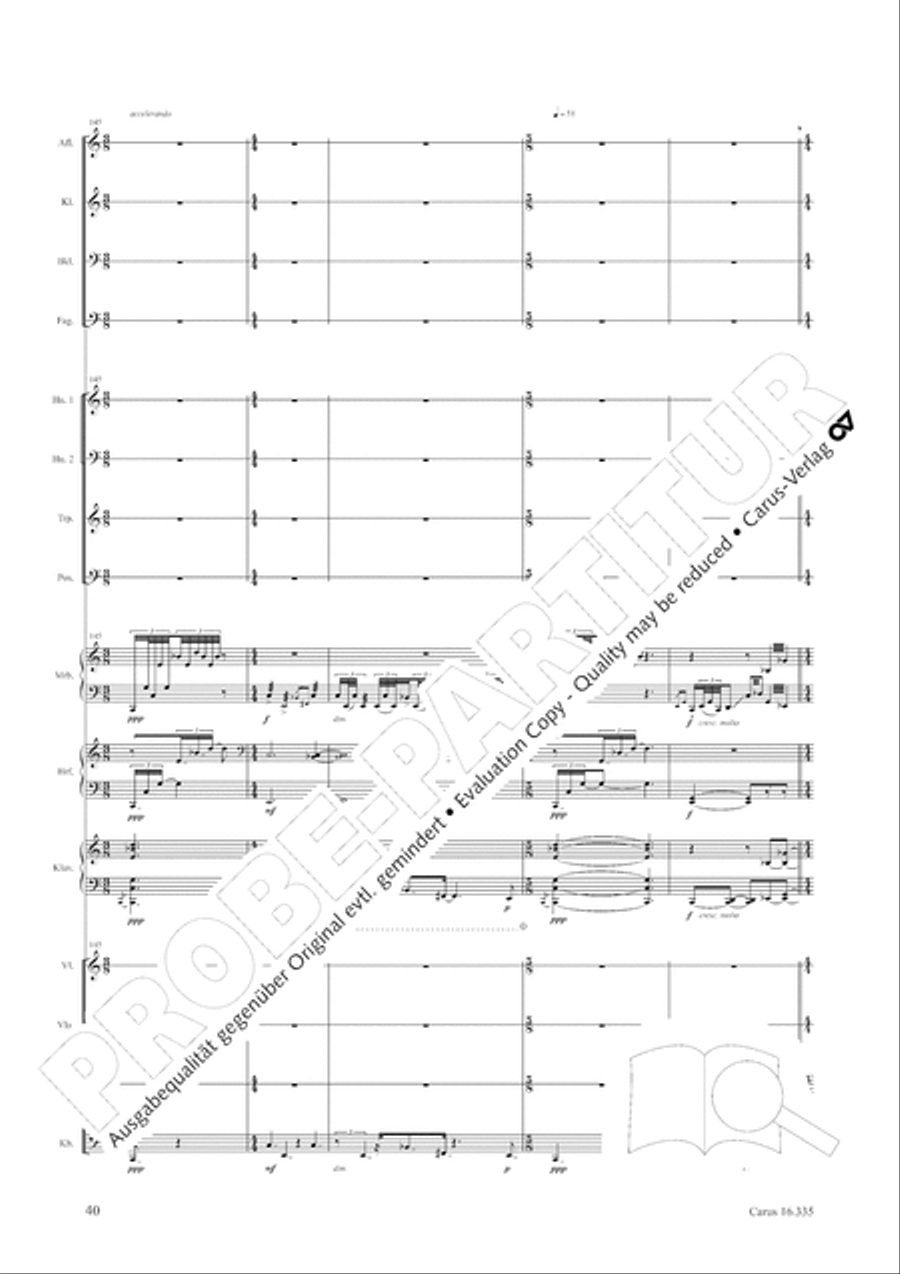 Esquisse: le froid Orchestra scores gallery preview page 41