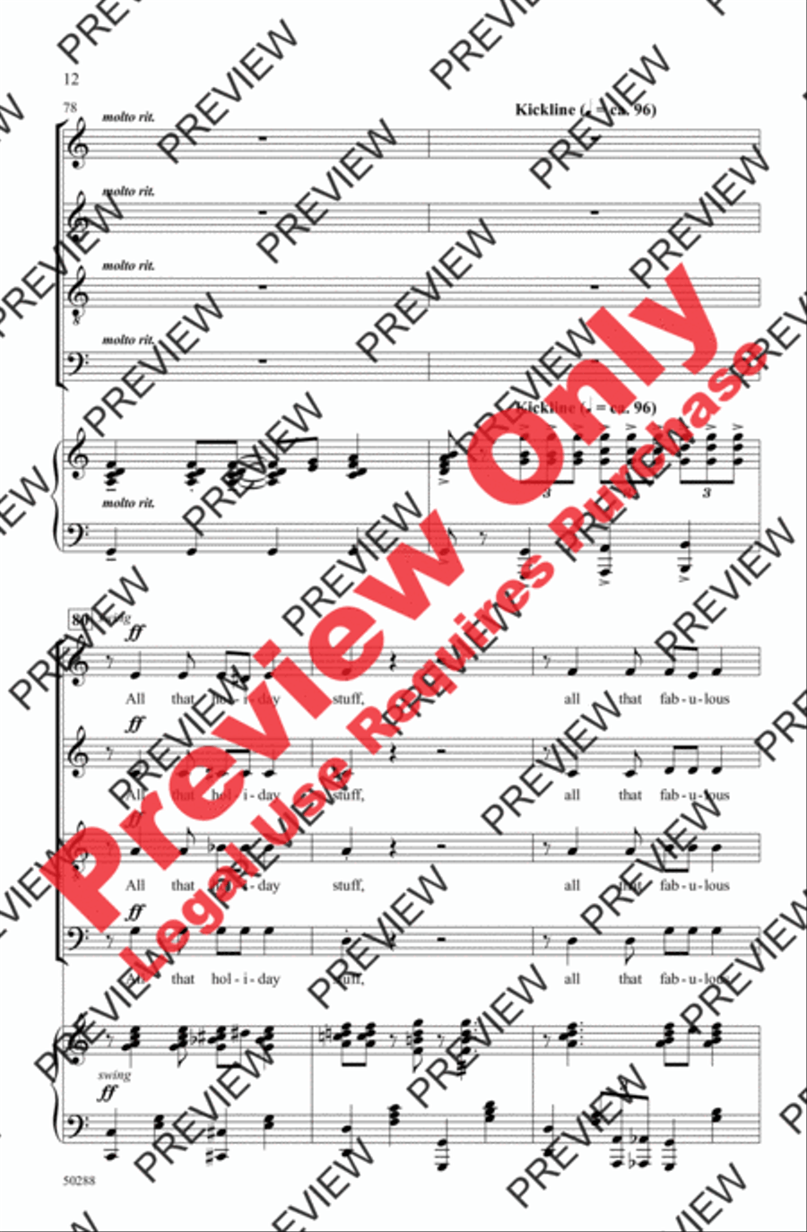 All That Holiday Stuff! All That Holiday Stuff! 4-Part scores gallery preview page 12