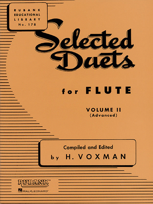Book cover for Selected Duets for Flute