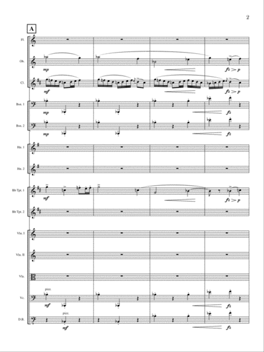 DANCE SYMPHONY - Score Only Chamber Orchestra scores gallery preview page 6