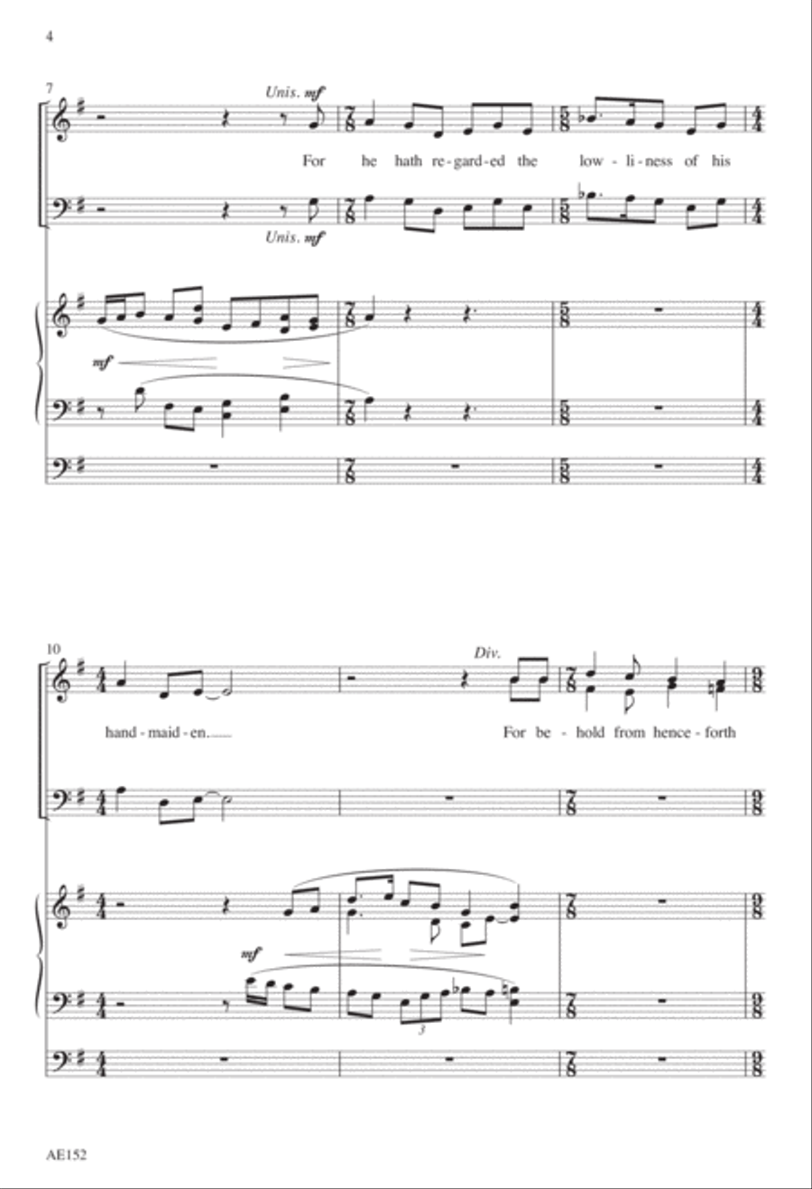 Concord Canticles 4-Part scores gallery preview page 5
