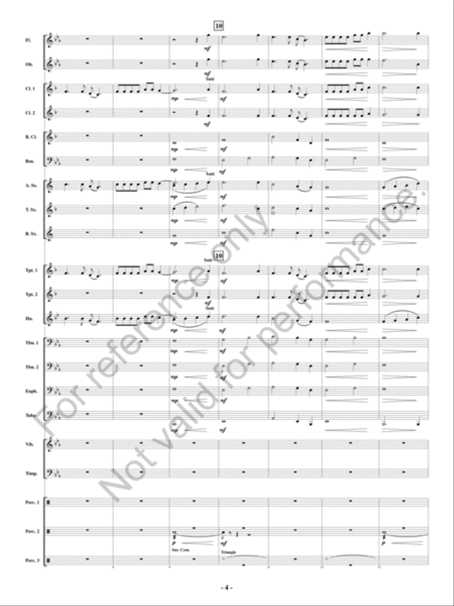 Coming for to Carry Me Home Concert Band scores gallery preview page 5