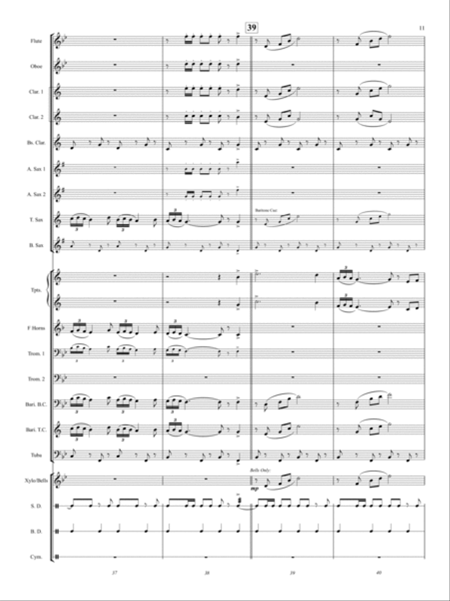 Pan American Concert Band scores gallery preview page 11