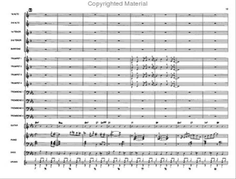 Swing, Swang, Swung Jazz Ensemble scores gallery preview page 11