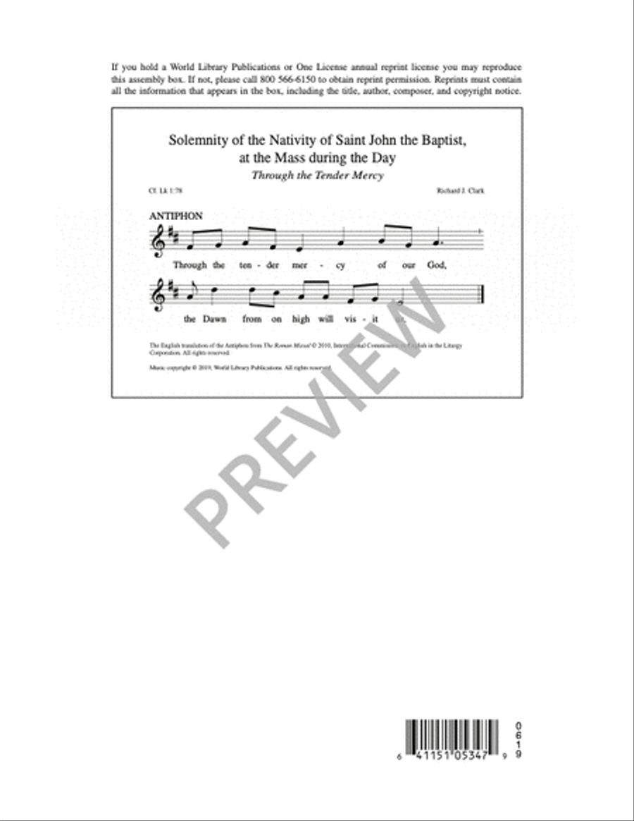 Communion Antiphons for Feasts and Solemnities - Volume 1 4-Part scores gallery preview page 15