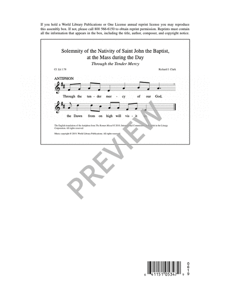 Communion Antiphons for Feasts and Solemnities - Volume 1 image number null