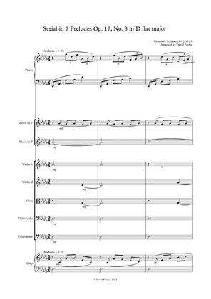 Scriabin 7 Preludes Op. 17, No. 3