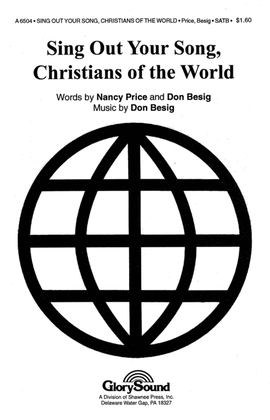 Book cover for Sing Out Your Song Christians of the World