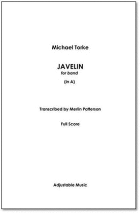 Javelin - for band, in A (conductor's score)