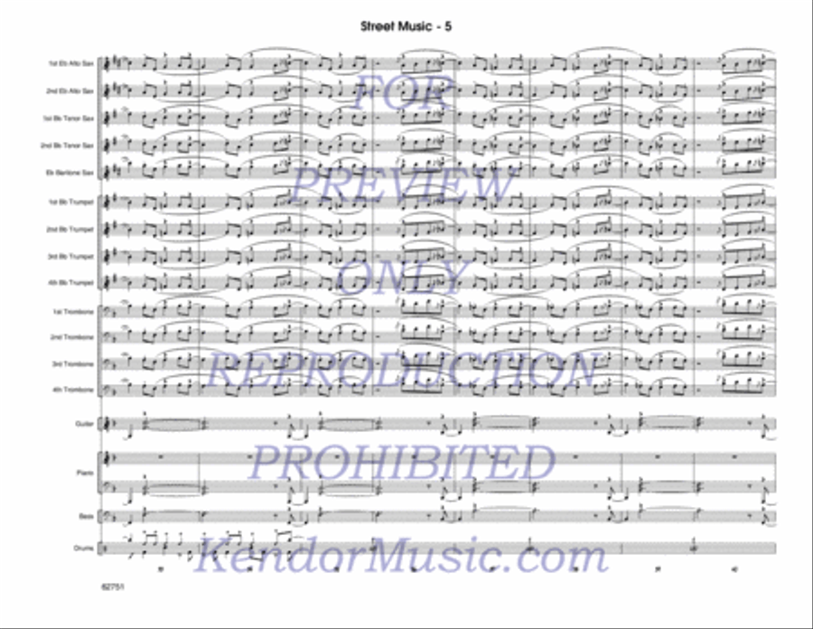 Street Music Jazz Ensemble scores gallery preview page 6