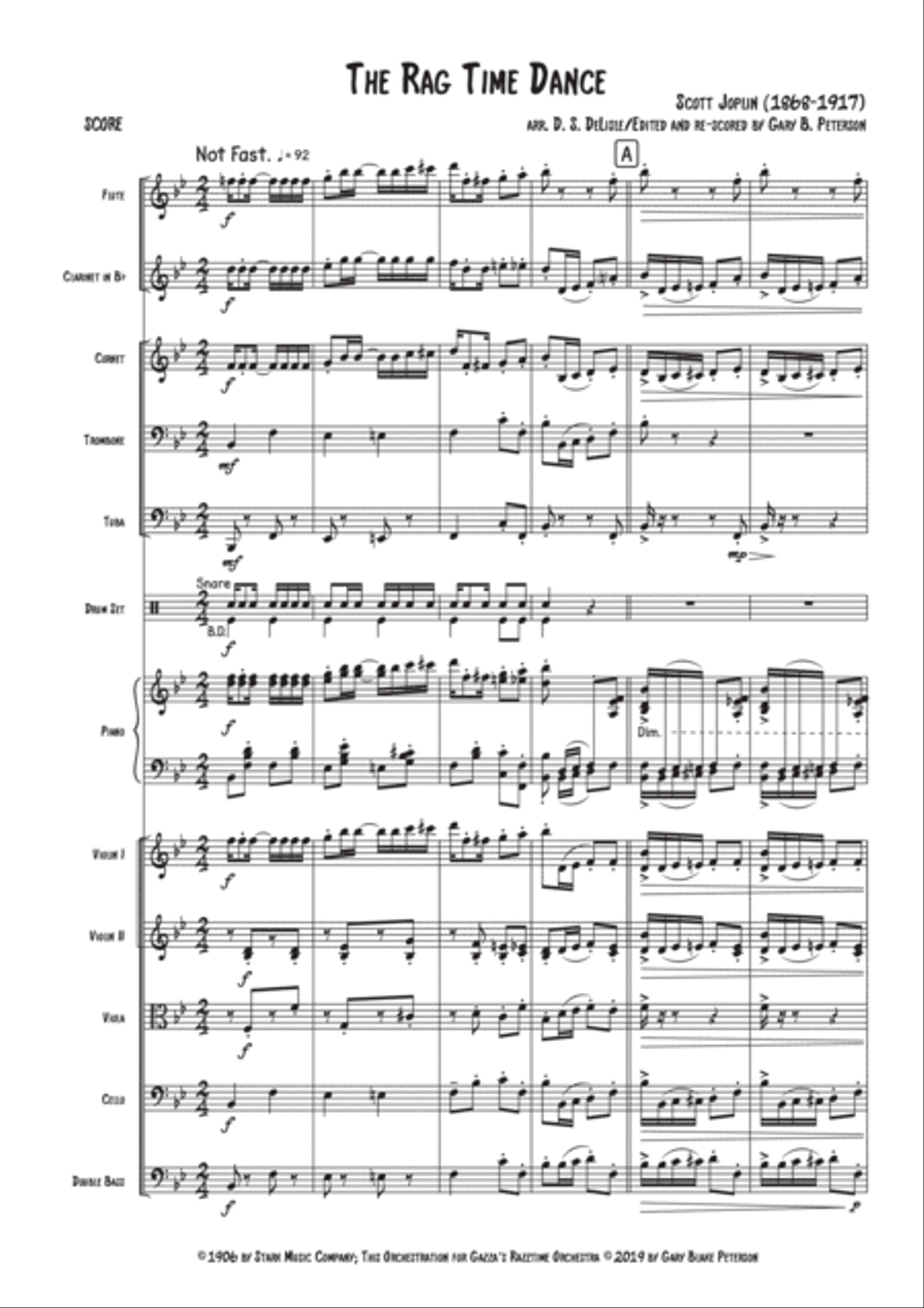 The Ragtime Dance Clarinet scores gallery preview page 3