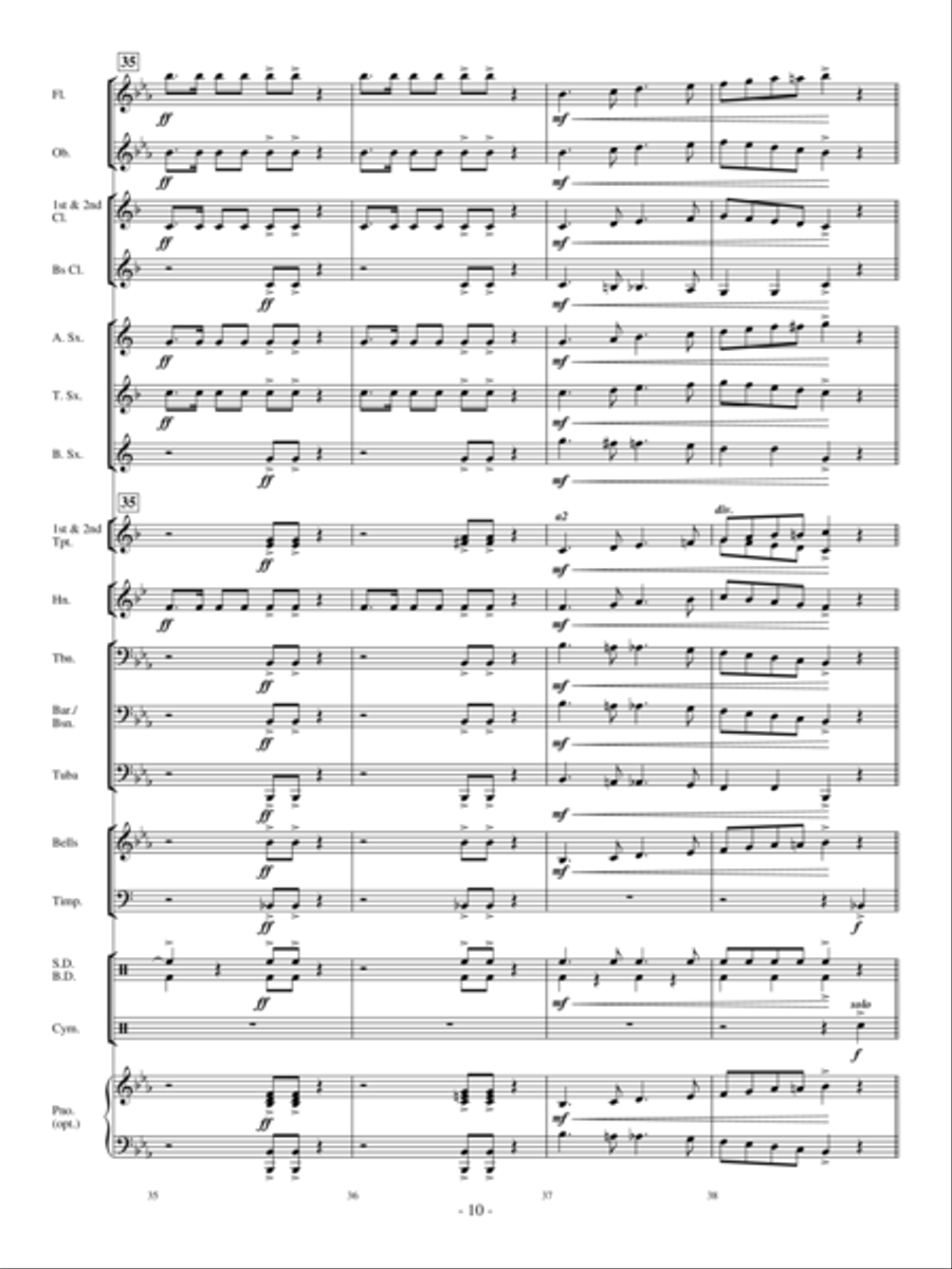 The Thunderer Concert Band scores gallery preview page 9