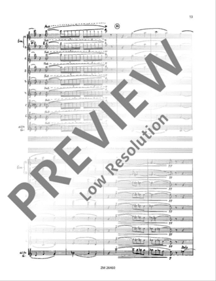 Cassation Flute scores gallery preview page 14