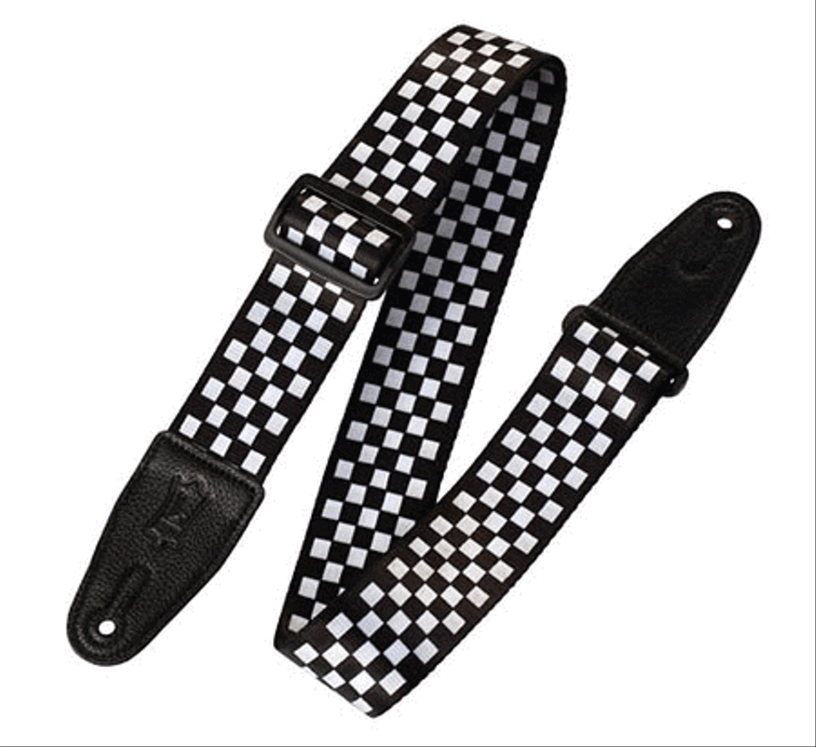 Polyester Guitar Strap – Checkerboard Musical Instruments scores gallery preview page 2