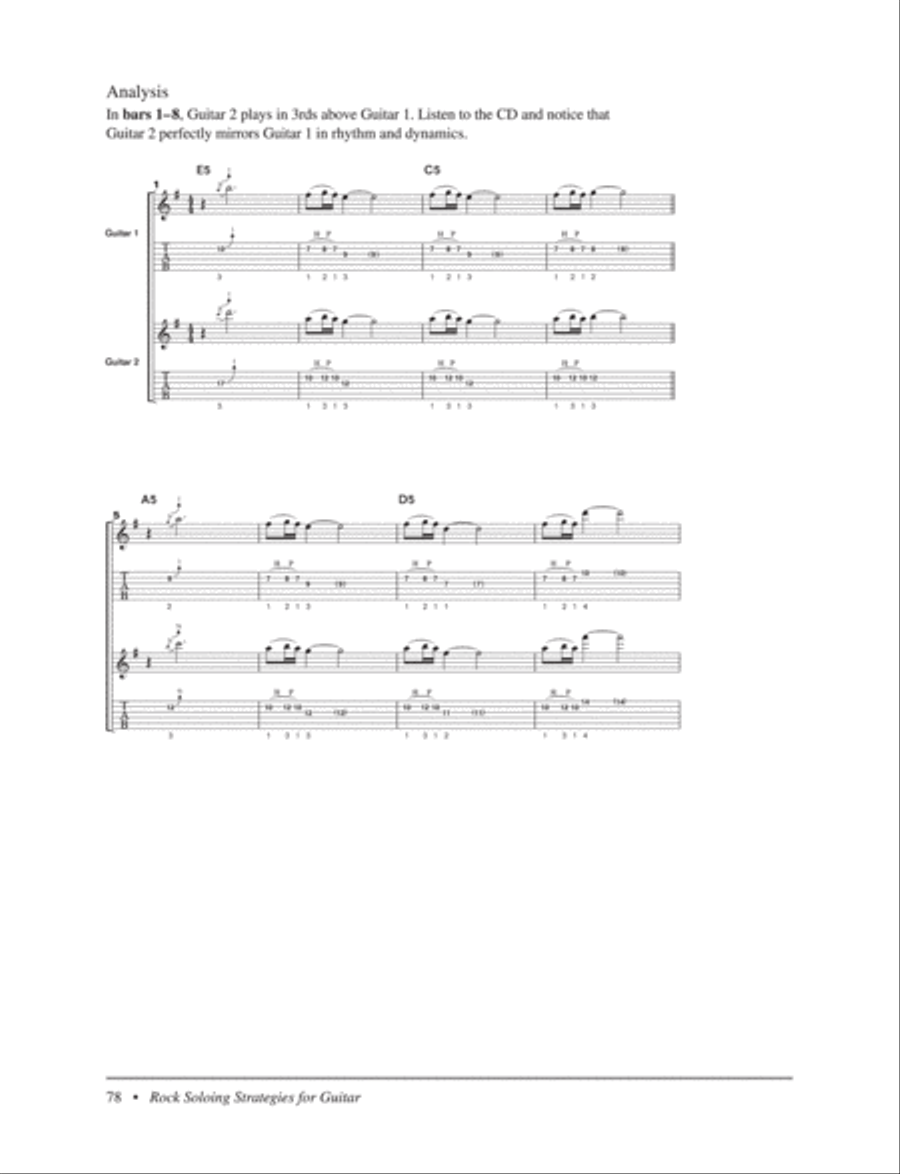 Rock Soloing Strategies for Guitar Guitar scores gallery preview page 3
