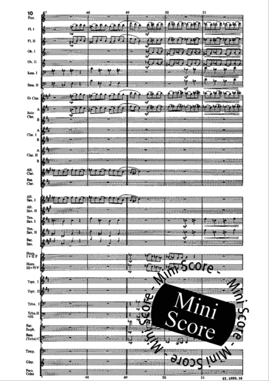 Geschwind Marsch by Beethoven Concert Band scores gallery preview page 14
