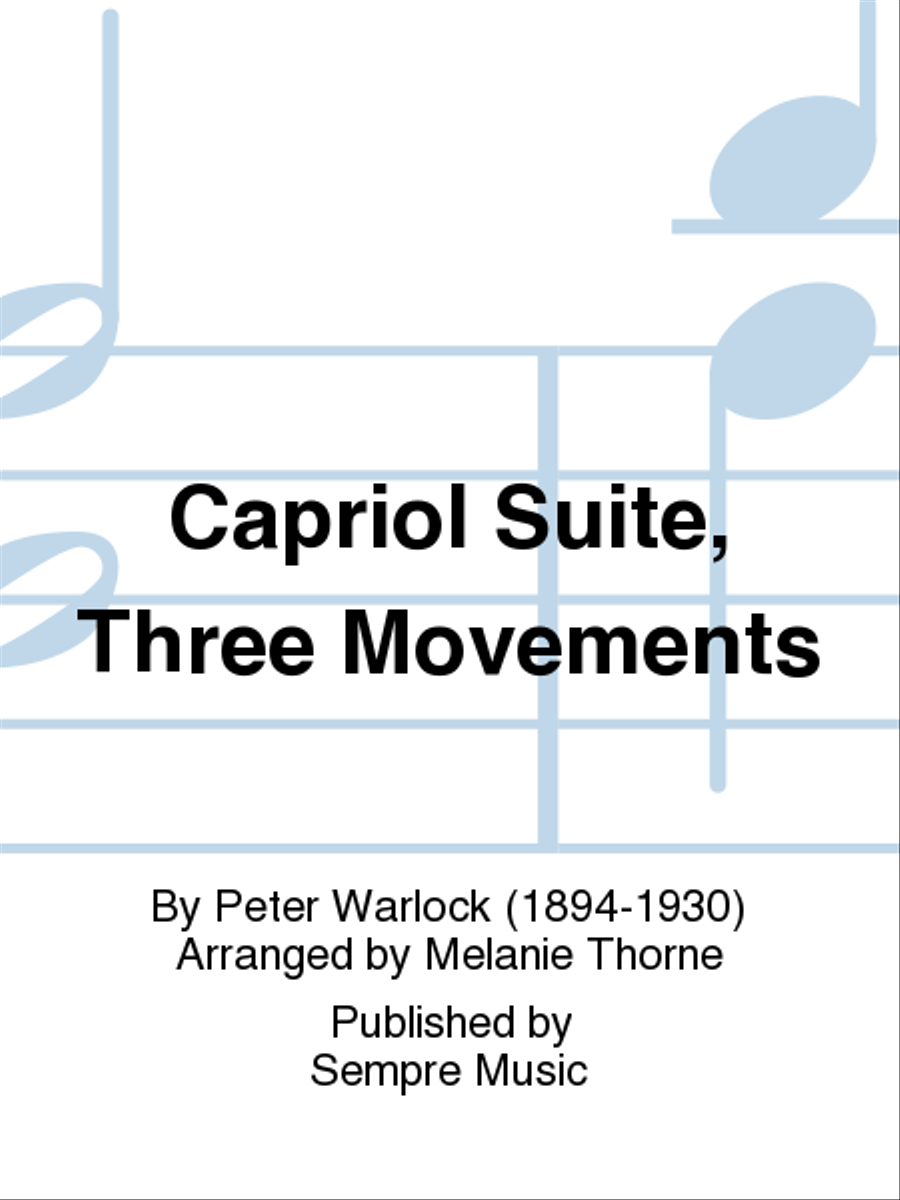 Capriol Suite, Three movements Clarinet Choir scores gallery preview page 1