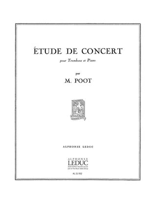 Etude De Concert (trombone & Piano)