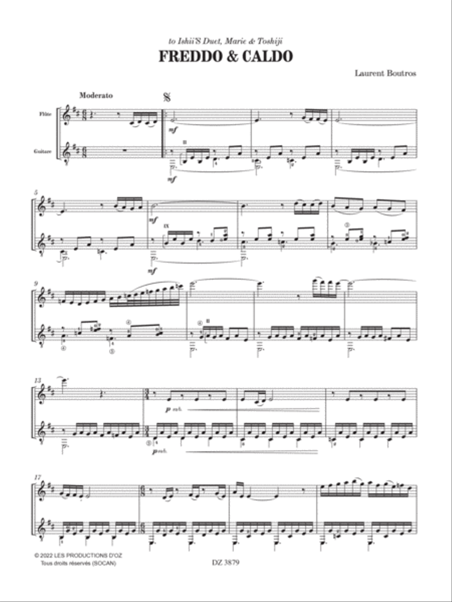 Freddo & Caldo Freddo & Caldo Flute scores gallery preview page 4