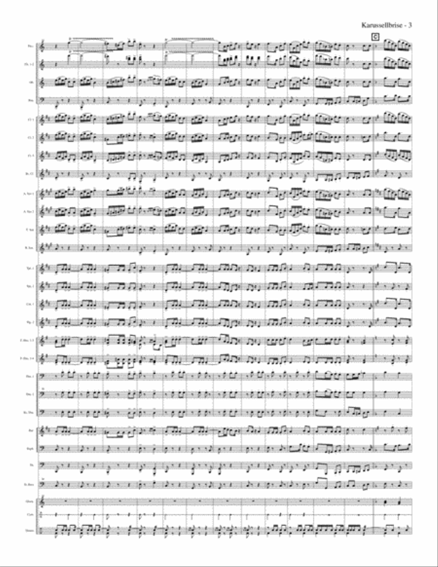 Karussellbrise Concert Band scores gallery preview page 4