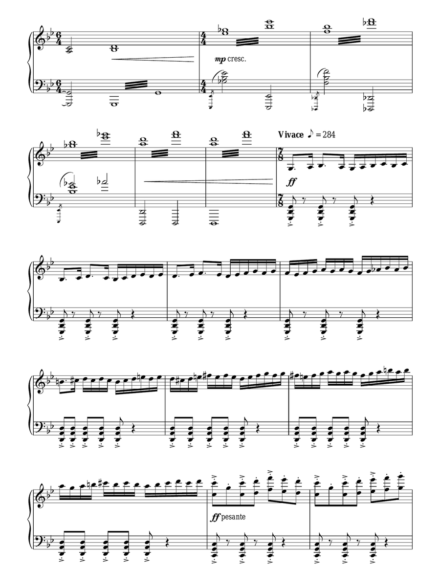 Snowdrop / Shooting Star / Epilogue Piano Solo scores gallery preview page 3