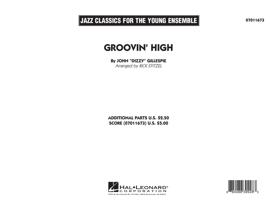 Groovin' High - Full Score Jazz Ensemble scores gallery preview page 1