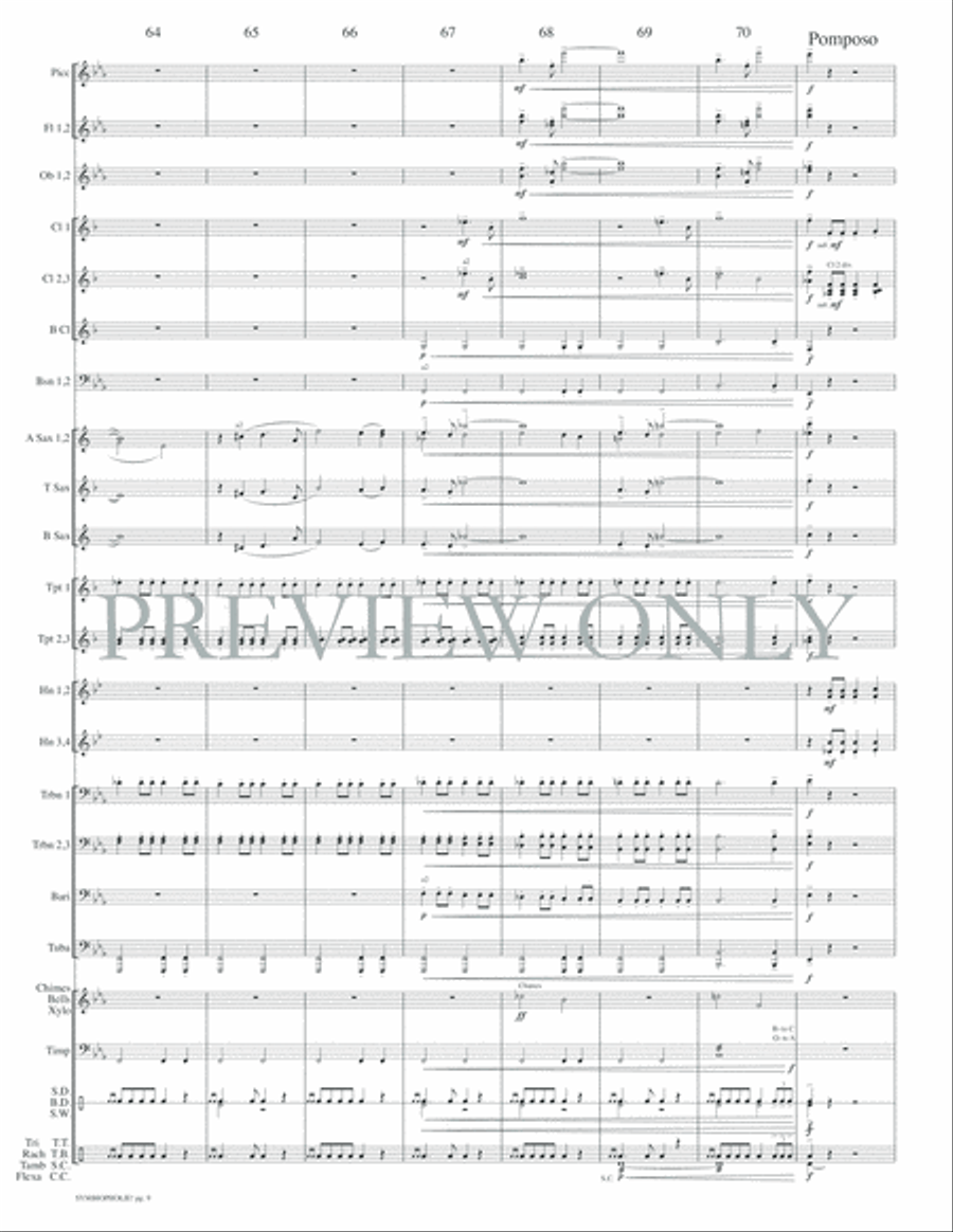 Symbiopholie! Concert Band scores gallery preview page 12