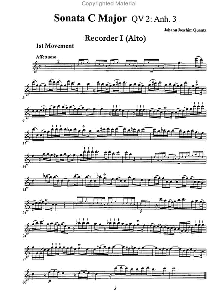 Trio Sonata C Major QV2: Anh. 3 image number null