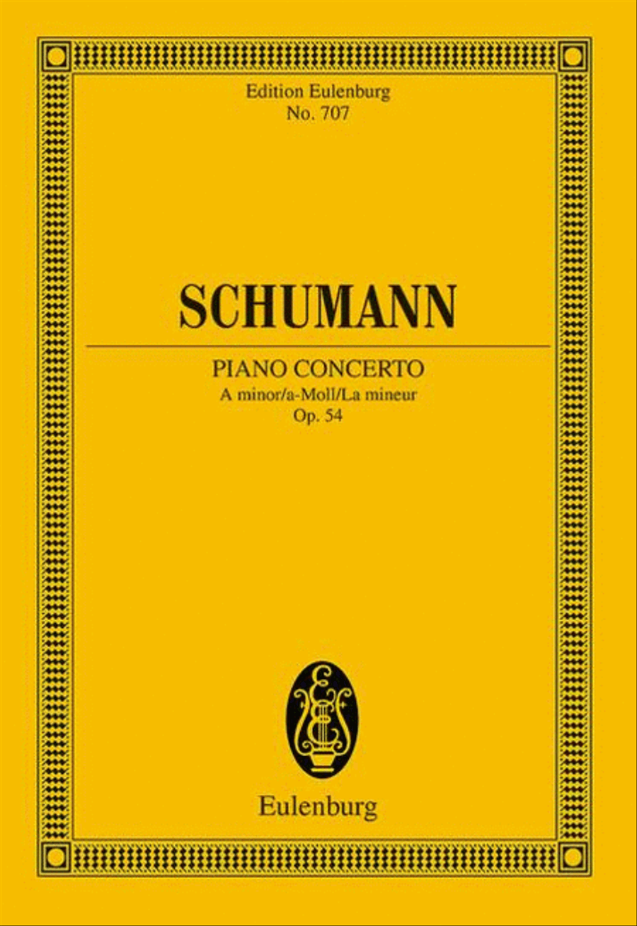 Piano Concerto A minor Orchestra scores gallery preview page 1