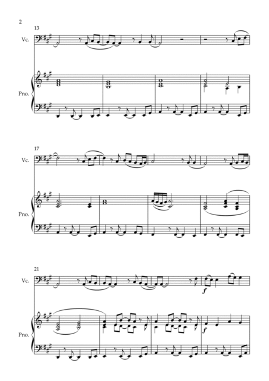 Stand By Me Piano scores gallery preview page 2