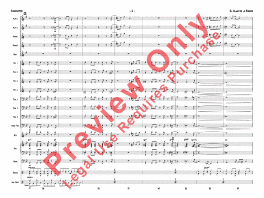 El Alma de la Banda Jazz Ensemble scores gallery preview page 11