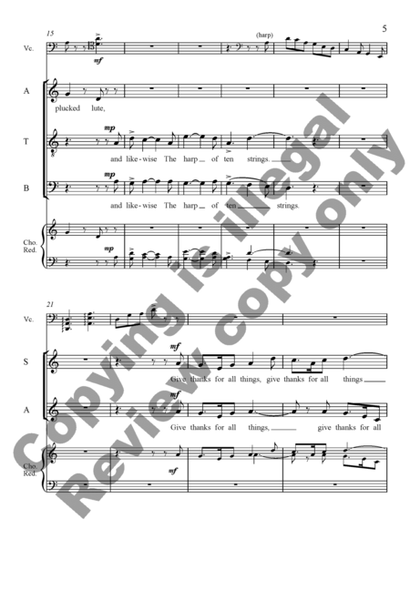 Wilbur: Psalm (Choral Score) image number null
