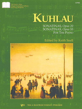 Book cover for Kuhlau Sonatinas, Opus 20 & Opus 55