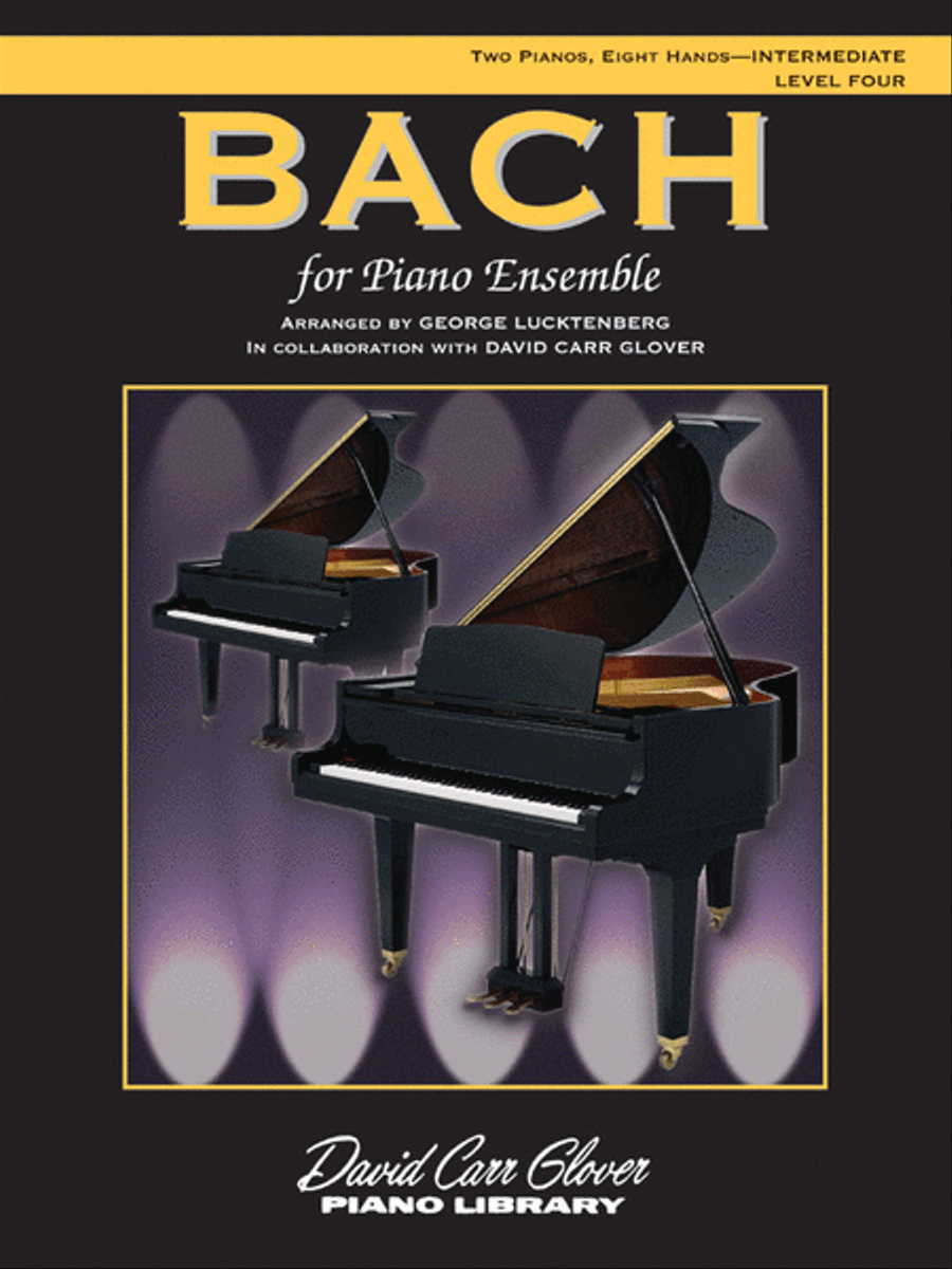 Bach for Piano Ensemble Small Ensemble scores gallery preview page 1