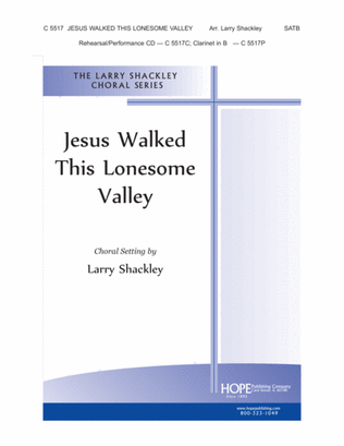 Book cover for Jesus Walked this Lonesome Valley