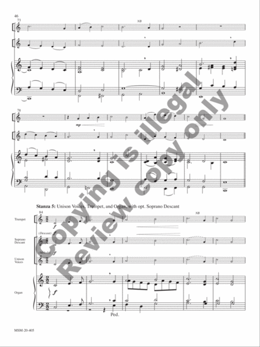 The Day of Resurrection Choir scores gallery preview page 45