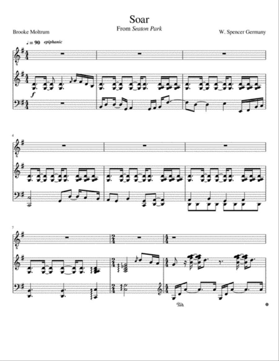 Soar Soar Tenor Voice scores gallery preview page 2
