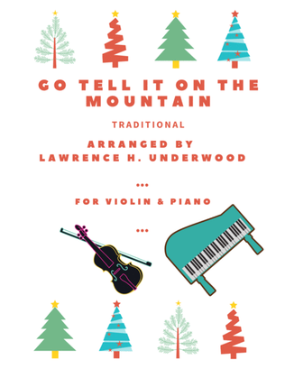 Book cover for Go Tell It on the Mountain for Solo Violin