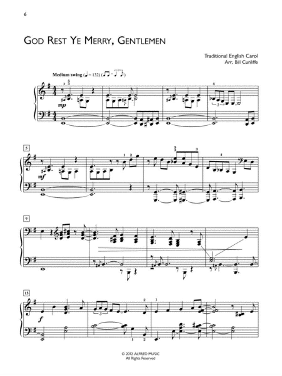 Jazz Performer -- Uniquely Christmas Piano Solo scores gallery preview page 3