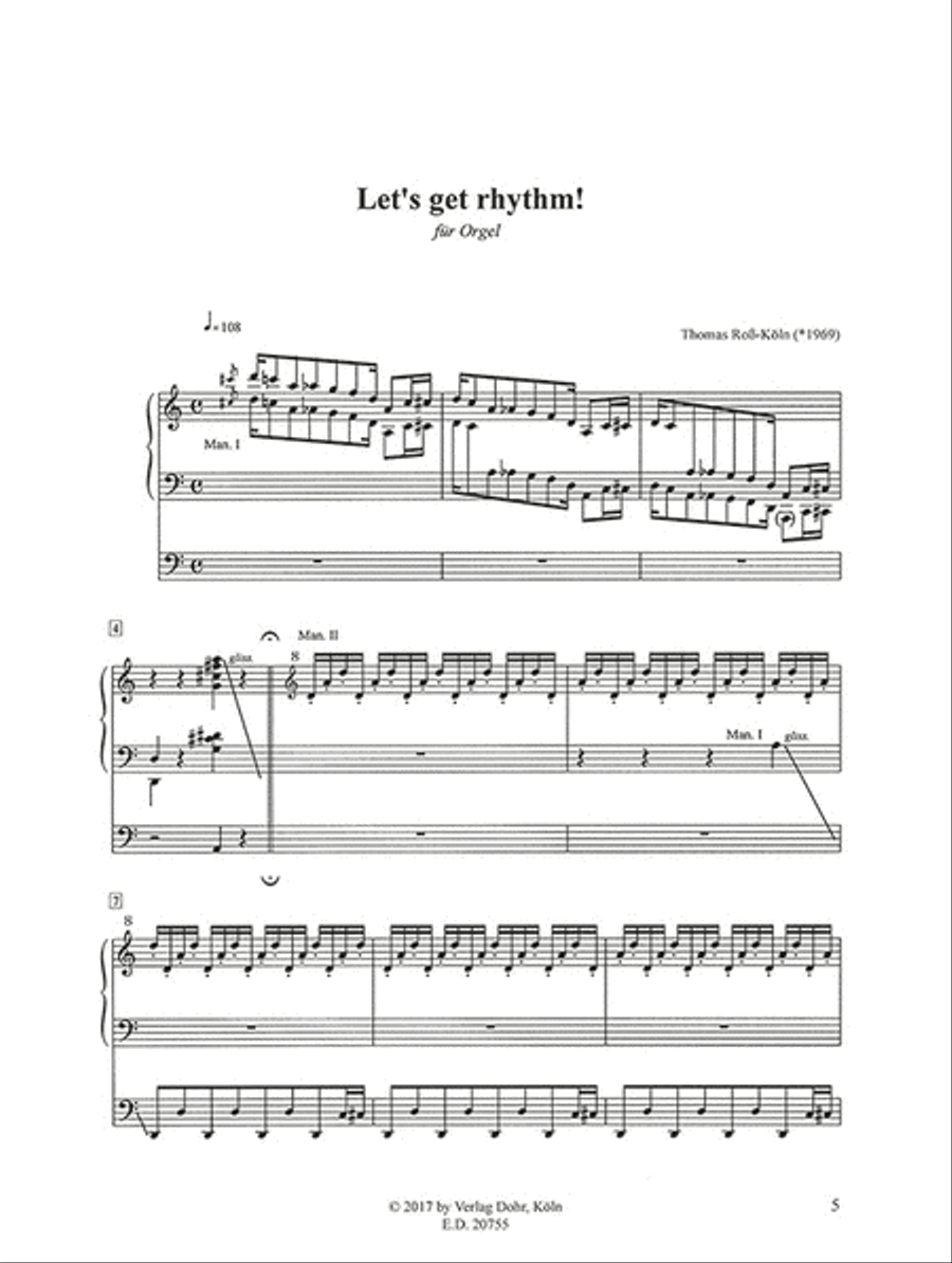 Jazz-Stücke für Orgel (1994-2000) Organ scores gallery preview page 2