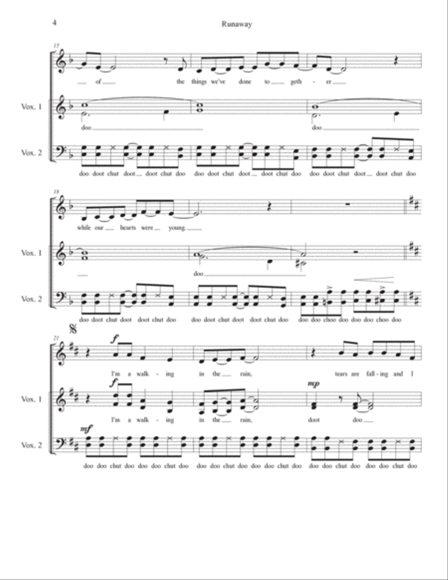 Runaway 4-Part scores gallery preview page 4