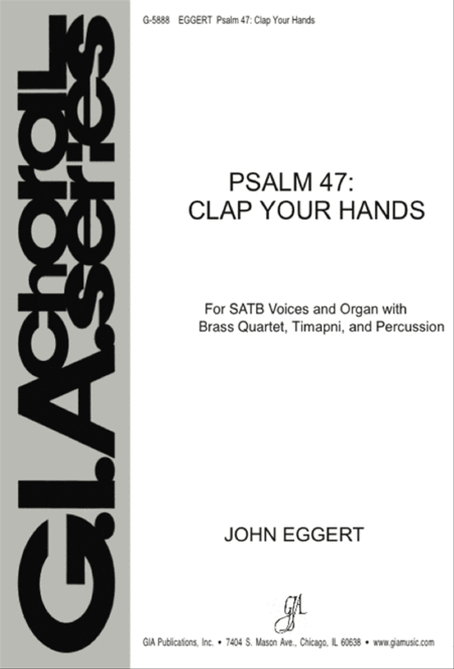 Psalm 47: Clap Your Hands - Full Score and Parts 4-Part scores gallery preview page 1