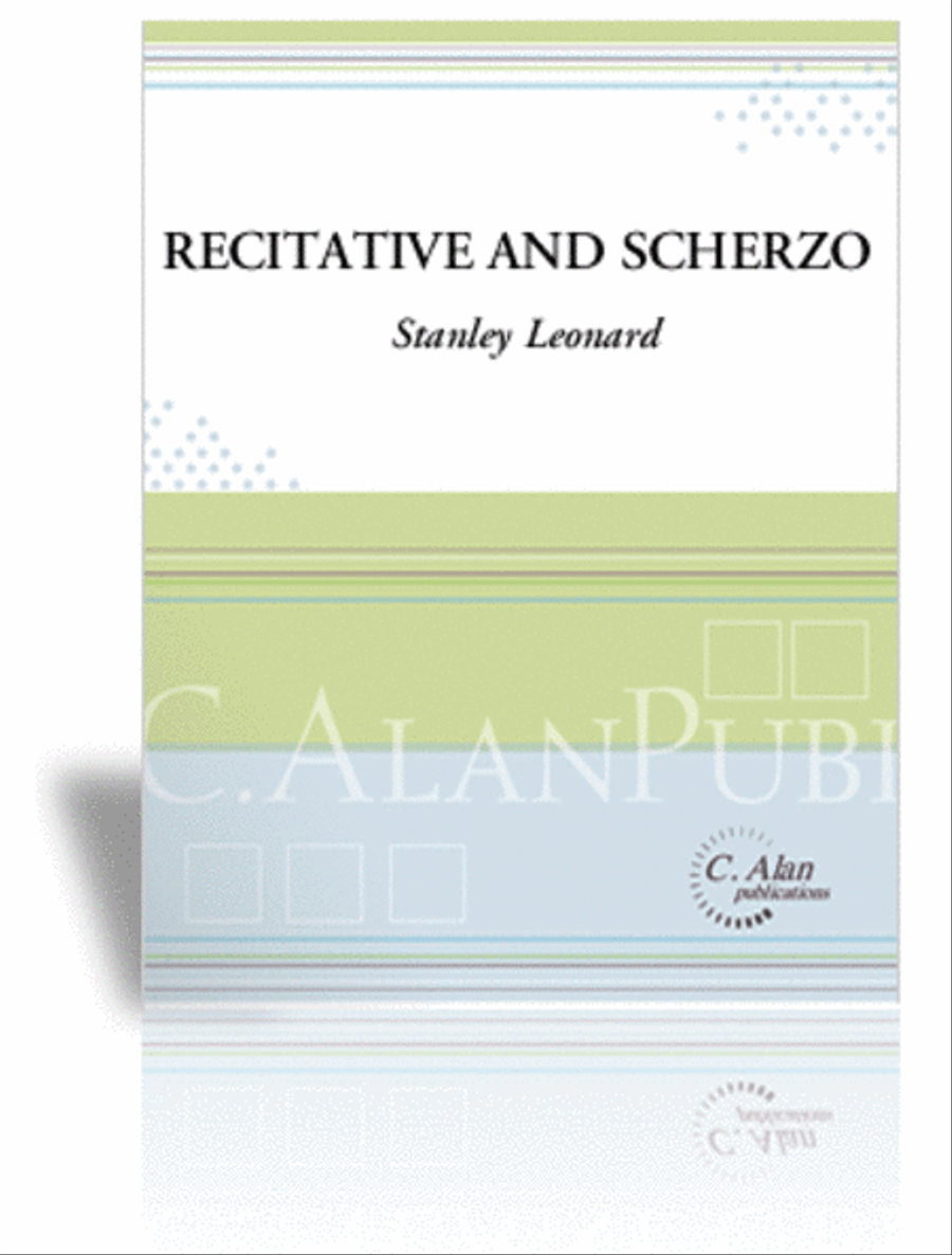 Recitative and Scherzo Percussion Ensemble scores gallery preview page 1