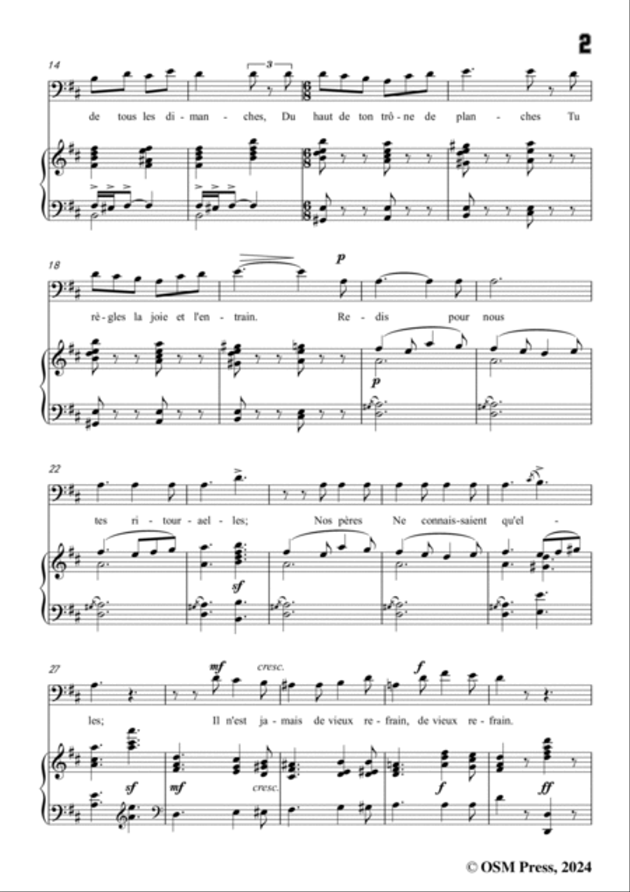 B. Godard-La ménétrier,in D Major,Op.10 No.6 Voice scores gallery preview page 3