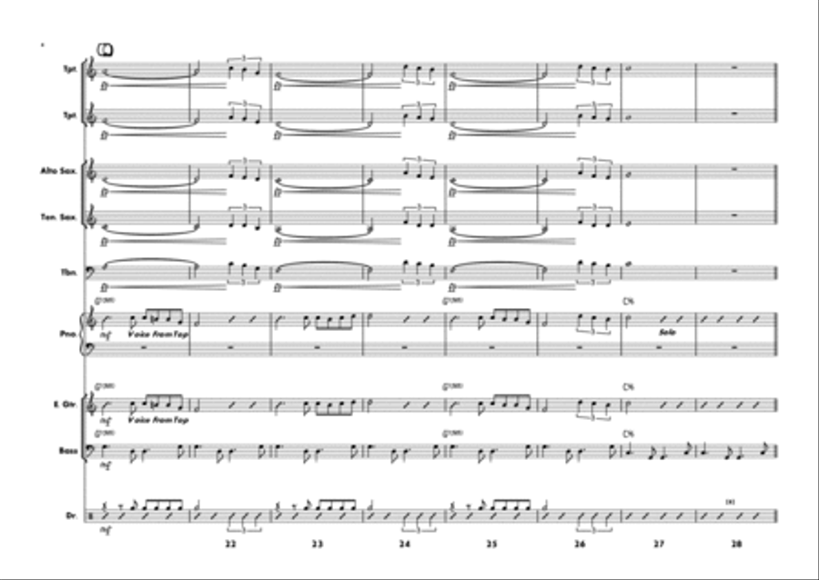 Being Alive Small Ensemble scores gallery preview page 4