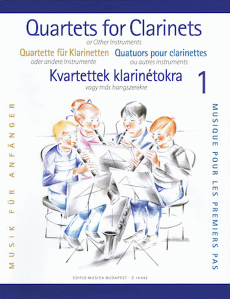 Clarinet Quartets for Beginners – Volume 1