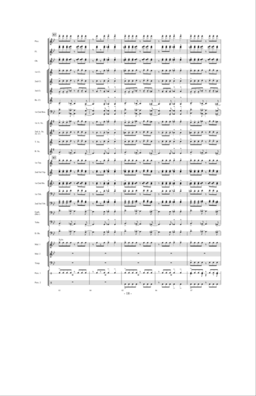 Nightflight Concert Band scores gallery preview page 17